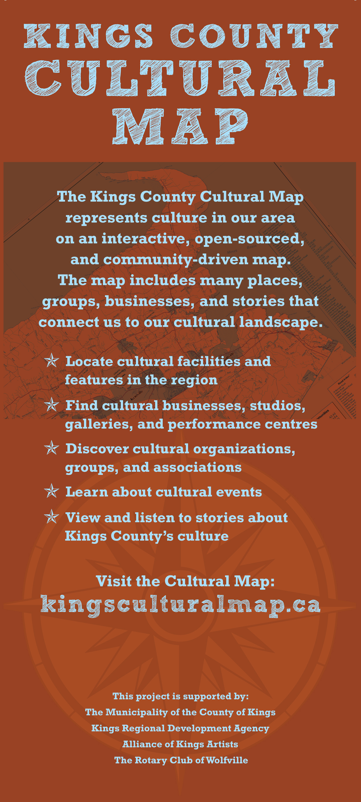 The Kings County Cultural Map