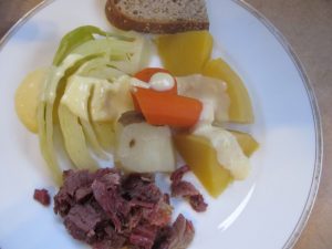 Recipe: Corned Beef with Winter Vegetables and Grammie’s Mayonnaise