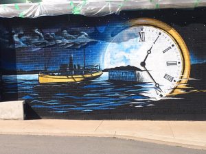 Mural Inspired by Wolfville History and Nature