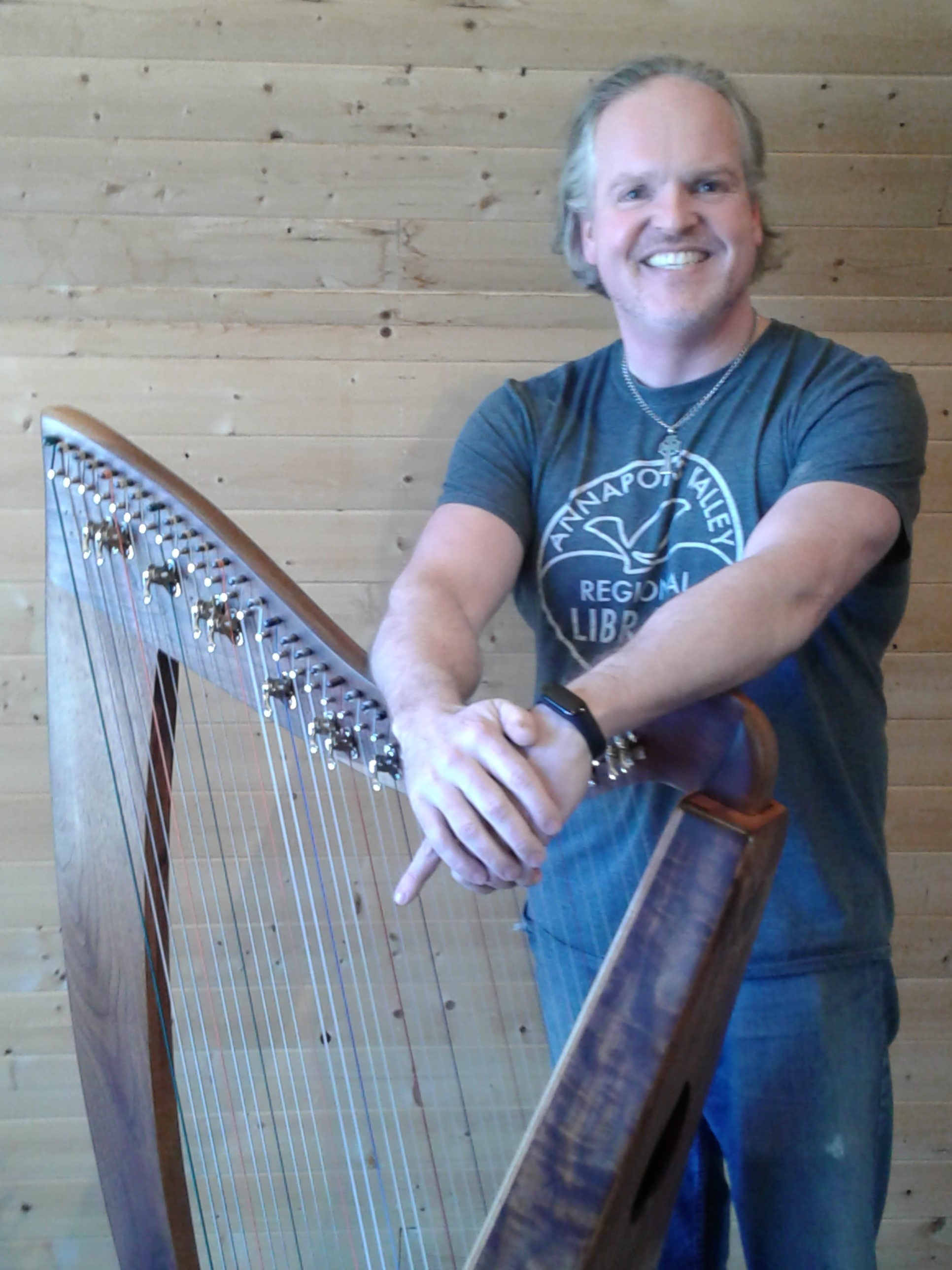 A Homegrown Celtic Harp The Grapevine