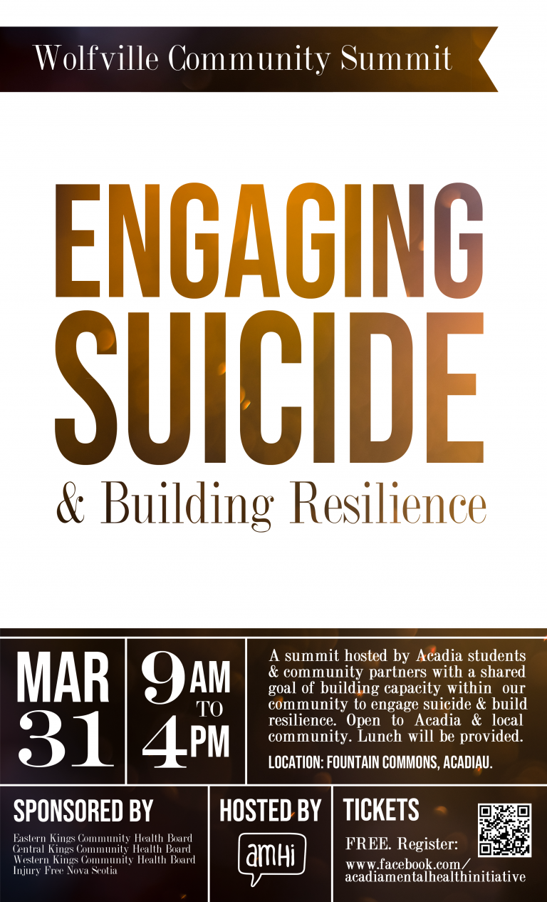 Acadia Mental Health Initiative to Host “Engaging Suicide” Community Summit