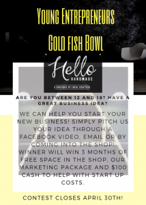 Goldfish Bowl: Hello Handmade’s Young Entrepreneur Contest