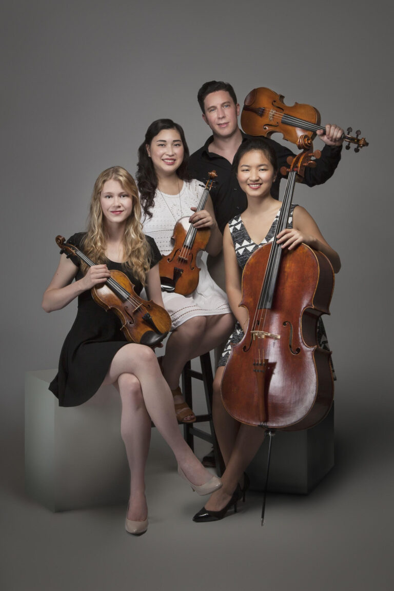 The Ulysses String Quartet in the Garden Room on March 1