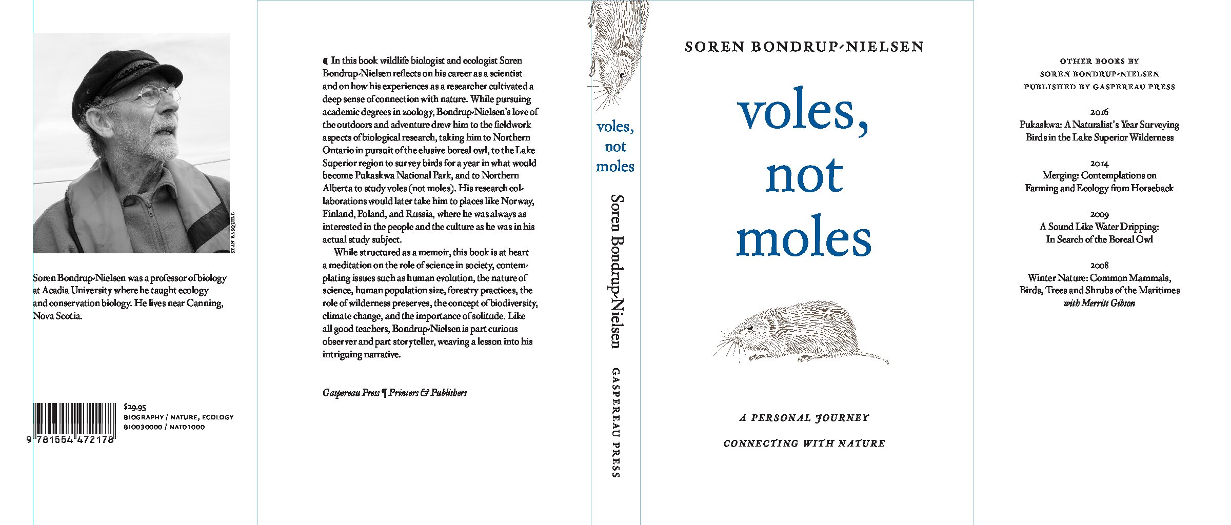 Voles, Not Moles: New Book By Soren Bondrup-Nielsen